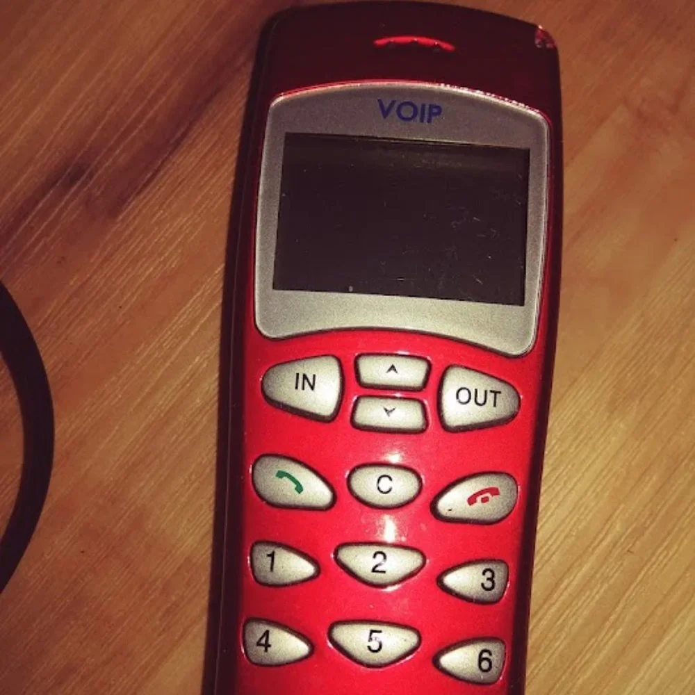 USB VOIP Retro Red Handset Phone Cell Accessories